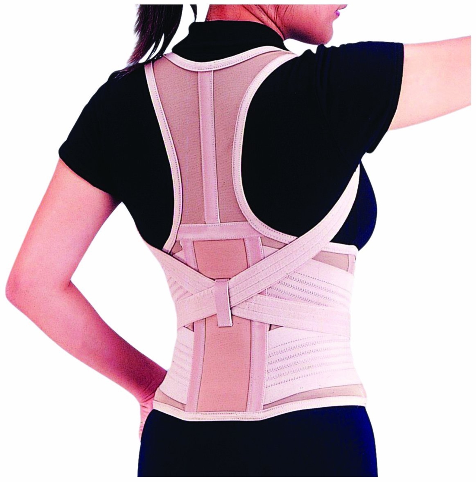 Shoulder Brace Support 6 Stays Straighten Back Correct Posture Relieve