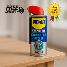 WD-40 Specialist White Lithium Grease – Heavy-Duty Metal Lubricant (400ml) 25.00 per litre