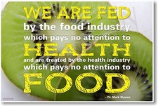 We Are Fed - NEW Food and Health Industry Poster