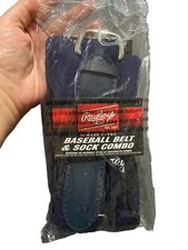 Rawlings Baseball Belt & Sock Combo large Shoe Size 8-12