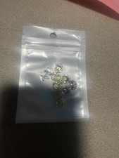 10pcs 3D Nail Charms, Nail Rhinestones Shiny