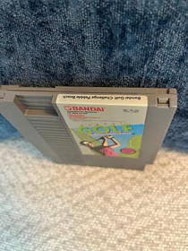 Bandai Golf Challenge Pebble Beach (Nes, Nintendo) Tested and Working!