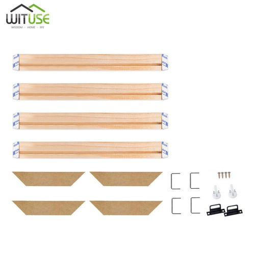 Canvas Stretcher Bars Frames Sturdy Wood Strips Kit Art Paintings Multiple Frame - Picture 23 of 75