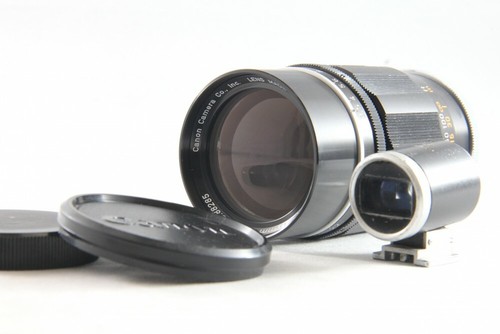 Exc++ Canon 135mm f/3.5 Leica 39mm LMT Screw Mount w/Finder from Japan #1162