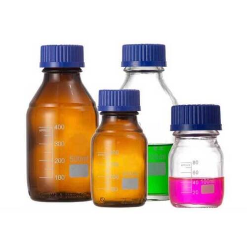 Bulk Buy 25ml - 2000ml Reagent Bottle Laboratory Supply Chemistry Glassware - Afbeelding 1 van 9