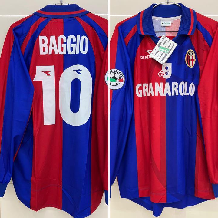 DIADORA Bologna soccer Jersey shirt Long Sleeve #10 Roberto
