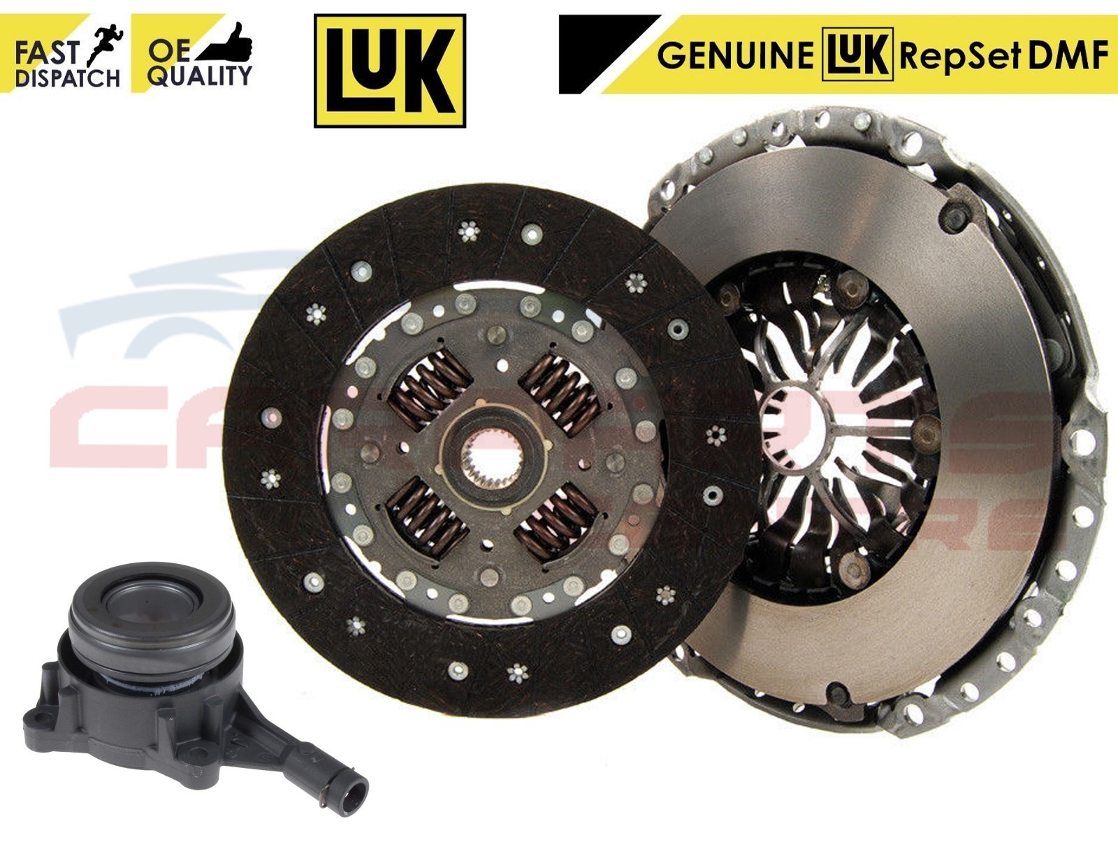 FORD TRANSIT 2.4 TDCI LUK CLUTCH KIT P8FA 5 SPEED MK7 for DUAL MASS