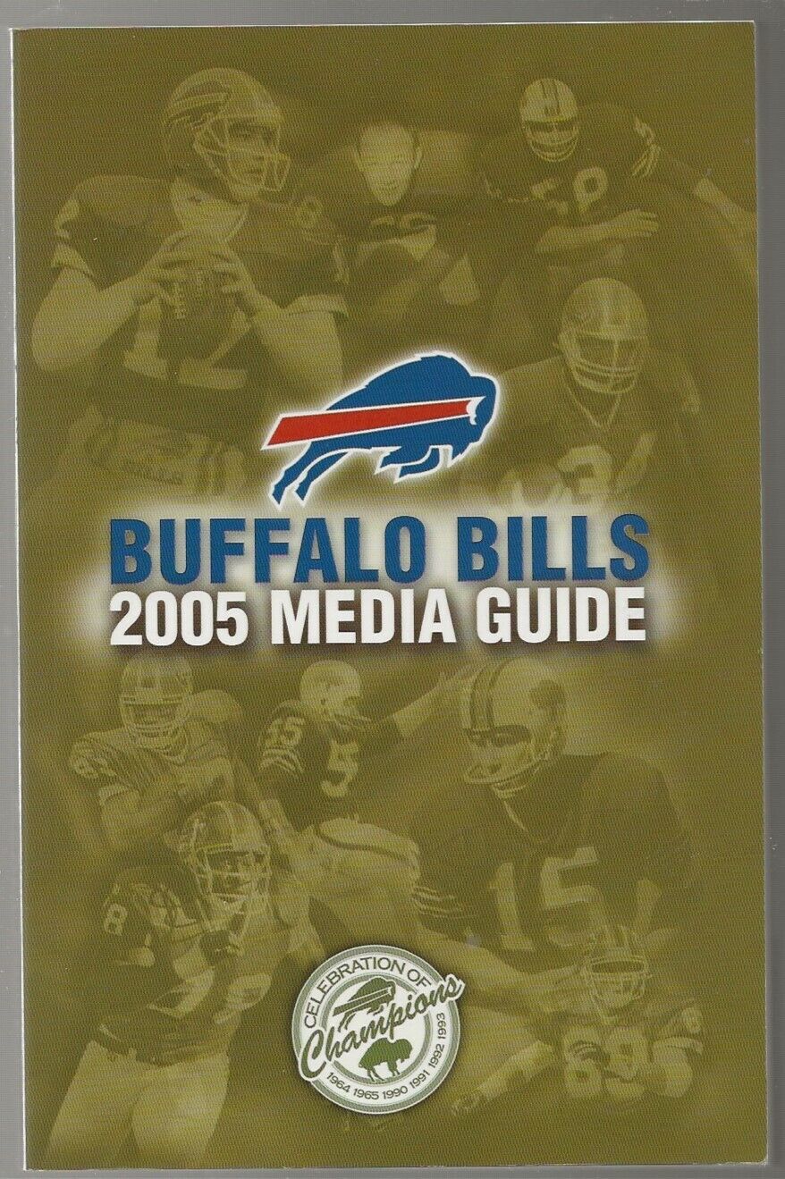 2005 Buffalo Bills NFL Football Media Guide