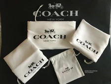 Coach Drawstring Dust Bag Storage Cover Bag /XL,L,M,S,XS,choose from variation!