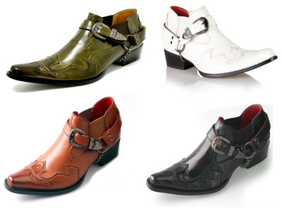 slip on cowboy shoes