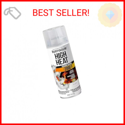 Rust-Oleum 260771 Automotive High Heat Spray Paint, 11 oz, Clear