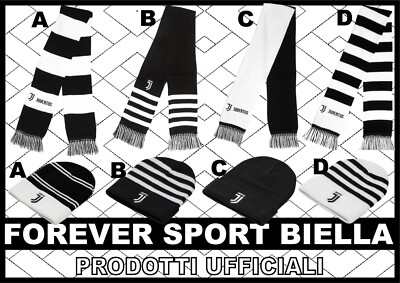 CAPPELLI o SCIARPE JUVENTUS INVERNALI ORIGINALI UNISEX BAMBINO