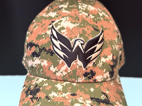 Washington Capitals Hat Fanatics Digital Green Camo NHL Adjustable Cap - Picture 2 of 11