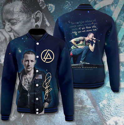 Linkin Park X Chester Bennington Baseball Jacket, Gift For Fans, Unisex All Size