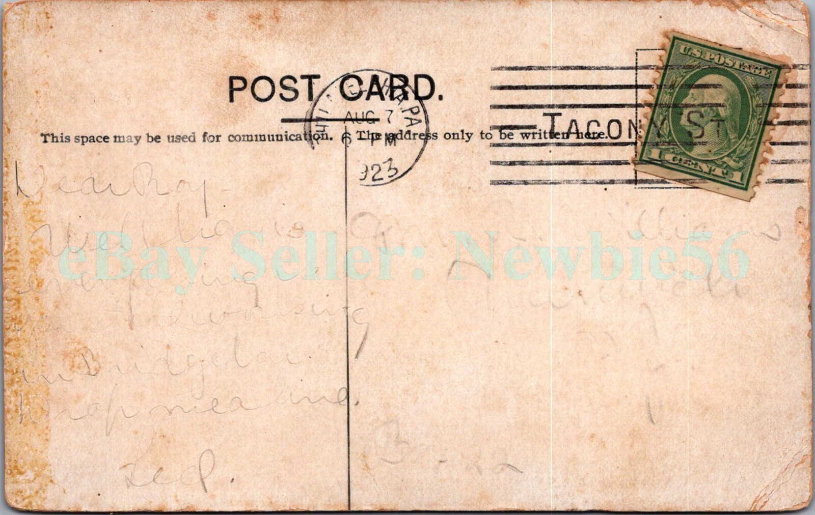 Philadelphia PA - TACONY METHODIST EPISCOPAL CHURCH - Postcard