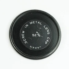 Unbranded - 52mm - Threaded Metal Screw-In Front Lens/Filter Stack Cap - Vintage