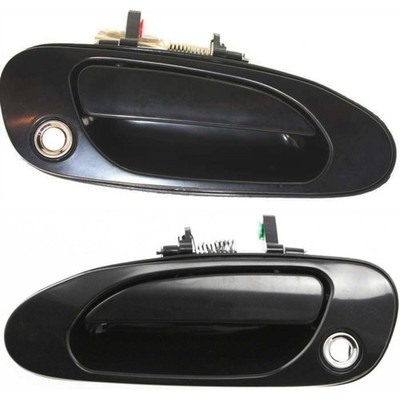 Exterior Door Handle For 94-97 Honda Accord Set of 2 Front Primed Plastic