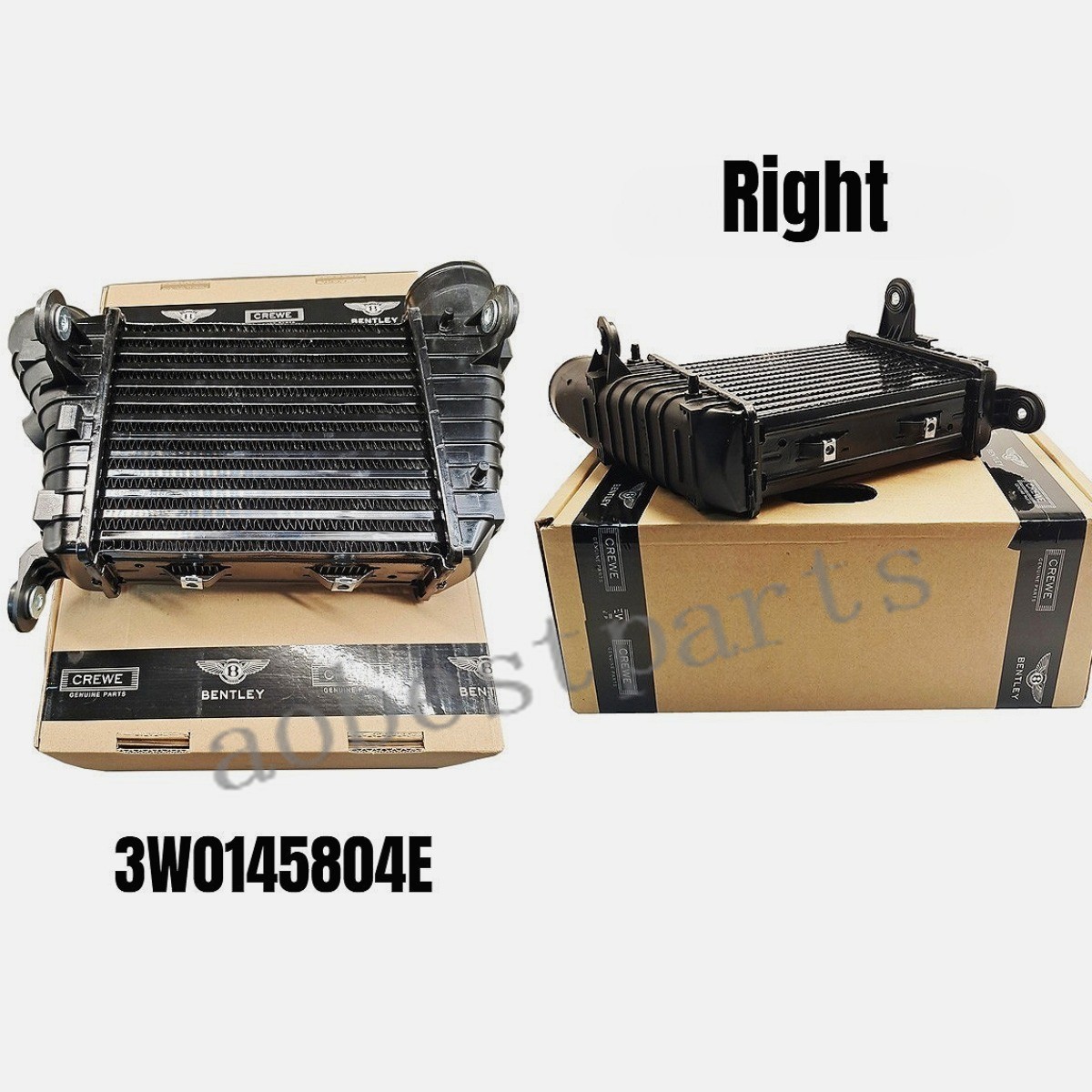 Right Turbo Intercooler For Bentley Continental Gt Gtc & Flying Spur 3W0145804E