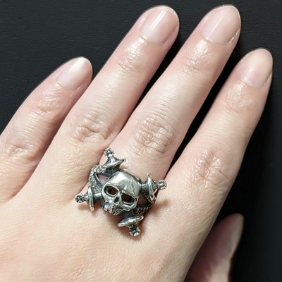 Vivienne Westwood Pirate Skull Orb Ring Silver | eBay
