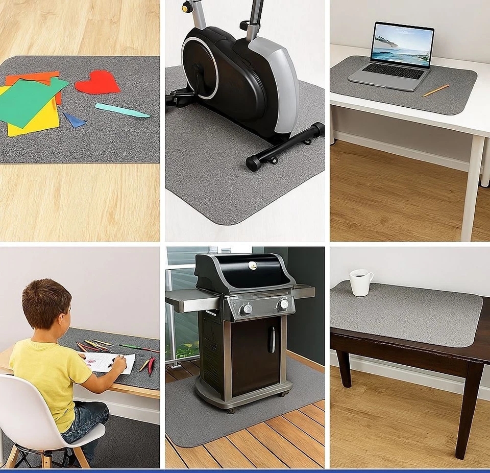 Schreibtischstuhl Unterlage Bodenschutzmatte Bürostuhlunterlage Matte 120 x 80