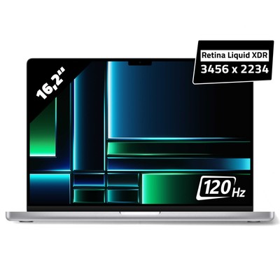 Apple MacBook Pro 16 2023 M2 Notebook 16,2 Zoll 16GB 512GB SSD macOS Silver
