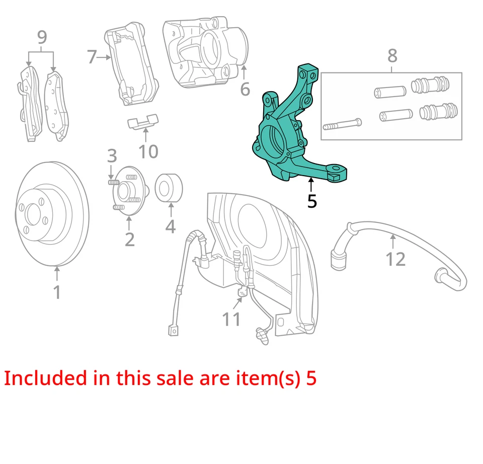 Se adapta a Chrysler Dodge PT Cruiser 2002-2010 nudillo delantero de neón 5272478ae - nuevo OEM Foto 3 de 4