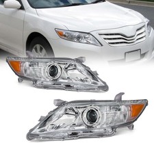 for 2010-2011 Toyota Camry Halogen Headlights Chrome