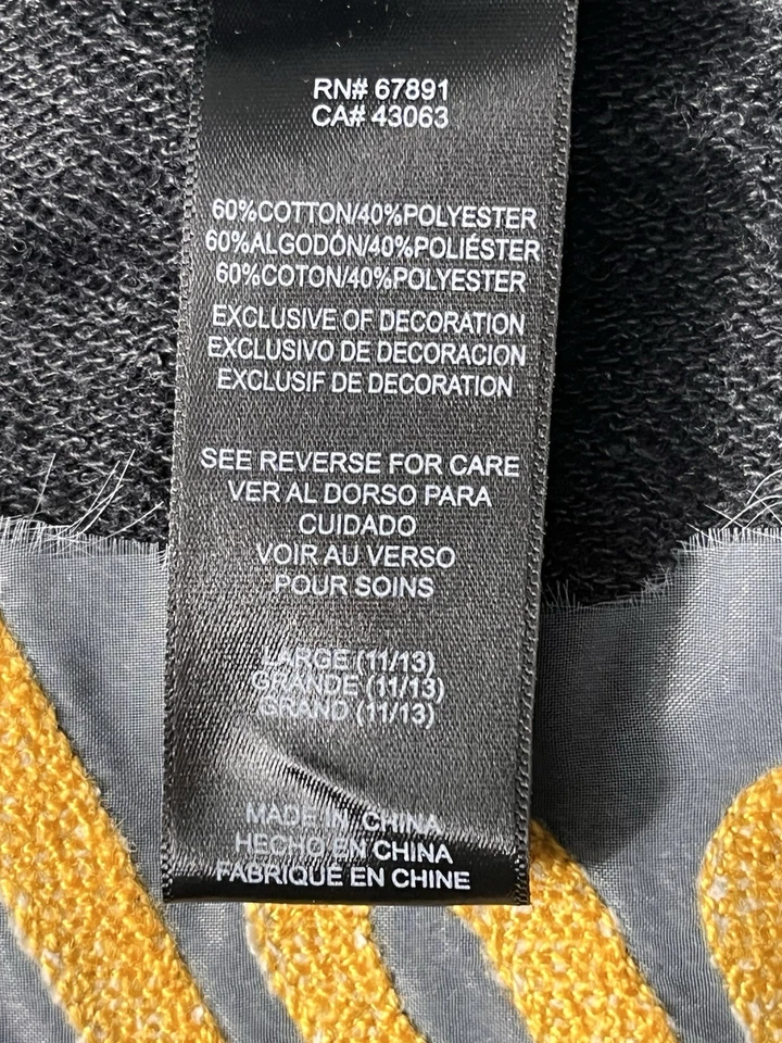 Pittsburgh Steelers NFL Licencia 1/4 Botón Sudadera Niña Juvenil Grande 11/13 Foto 4 de 4