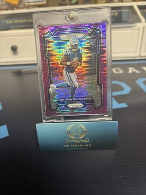 2023 Panini Prizm - Rookies Anthony Richardson #343 Purple Pulsar Prizm (RC)