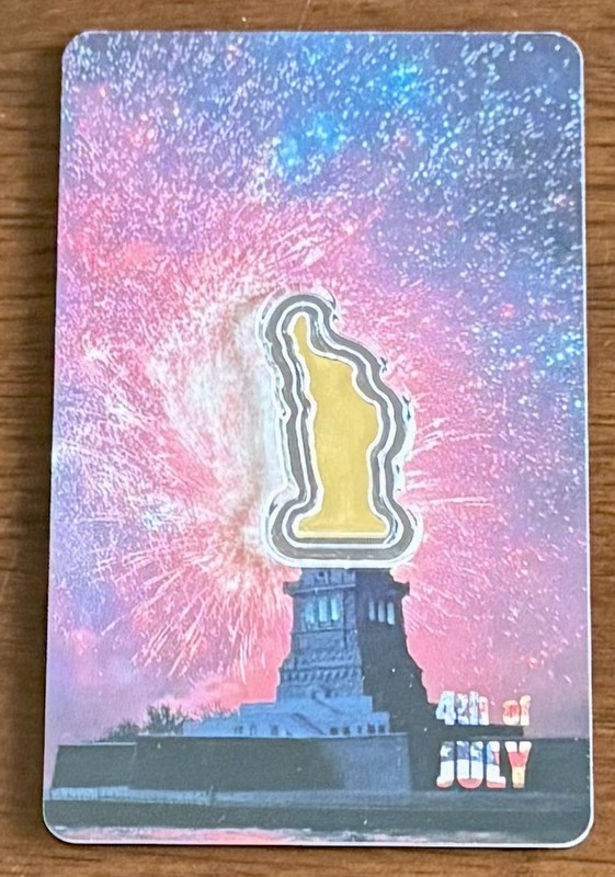 1-2025 Niue 4th of July Statue of Liberty Shaped 1/1000 oz Gold Coin