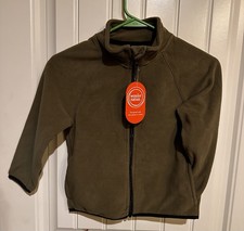 Wonder Nation Boys Zipper Fleece Jacket XS 4-5 New with tags