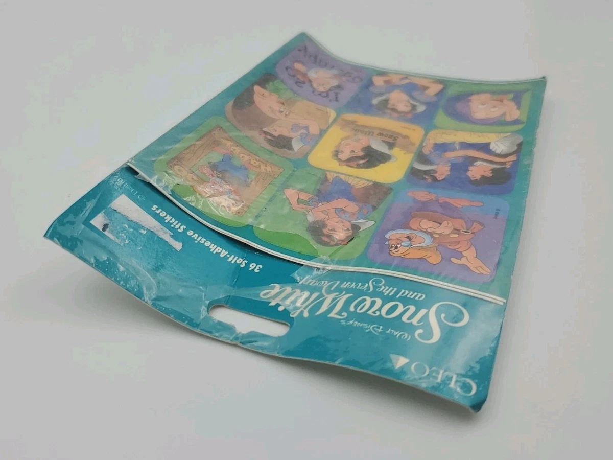 Pegatinas vintage de Blancanieves de Disney