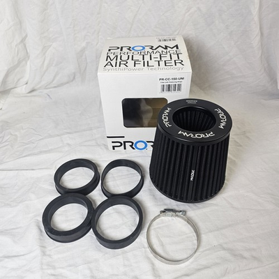 #ad PRORAM Ramair Performance Induction Universal Air Filter 90mm ID Reducing Rings $49.95
