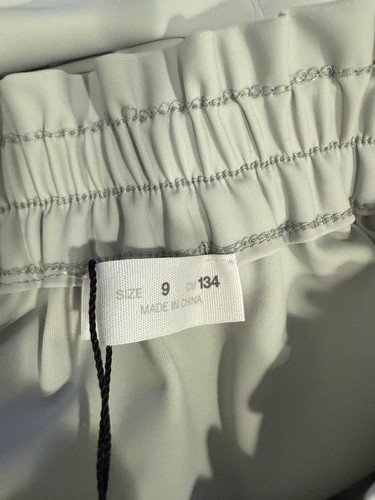 New Zara Skirt Girls Size 9 Gray Pull On Elastic Waist With Pockets - Picture 5 of 5
