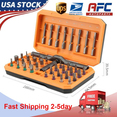 42-in-1 Magnetic Screwdriver Set DIY Ratchet Screwdriver Kit Multi Bit Magnetic