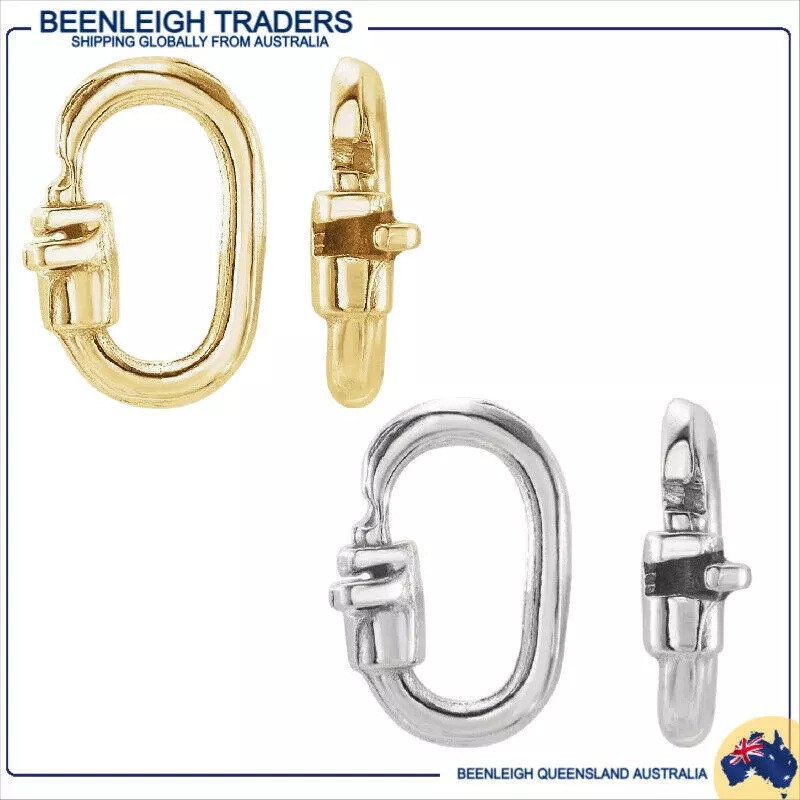 LINK LOCK JUMP RING Yellow Gold or Sterling Silver for Easy Jewelry Repairs