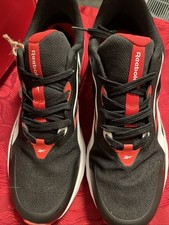 Size 11 Reebok Verse Shoes Black White Red Athletic Gym Trainer Sneakers