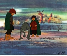 THE LORD OF THE RINGS: ORIGINAL RALPH BAKSHI ANIMATION CELS w/ Free Autograph