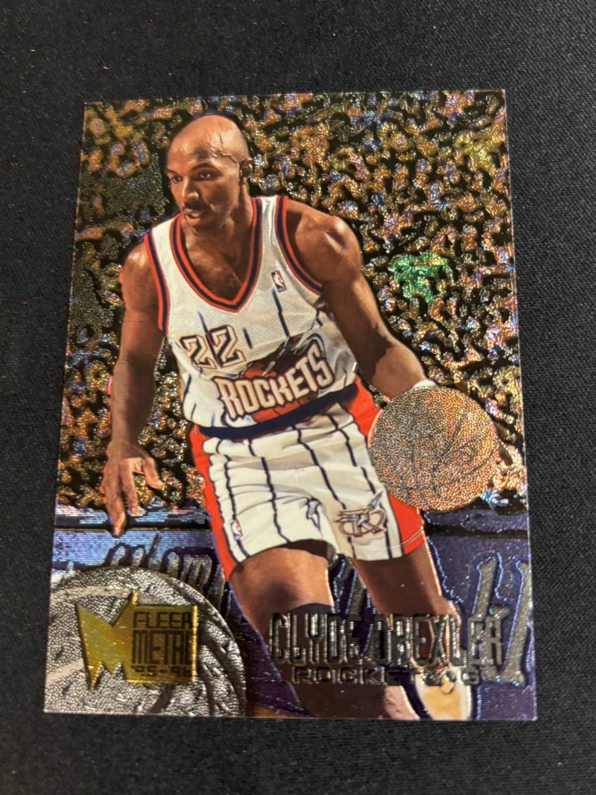 1995-96 Fleer Metal - Clyde Drexler #152 Rockets