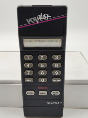 Vintage-Original-VCR PLUS-Gemstar-VIP-8-Remote Control