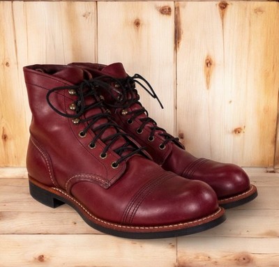 Red Wing 8119 Oxblood Iron Rangers Size 9D (USA) | eBay