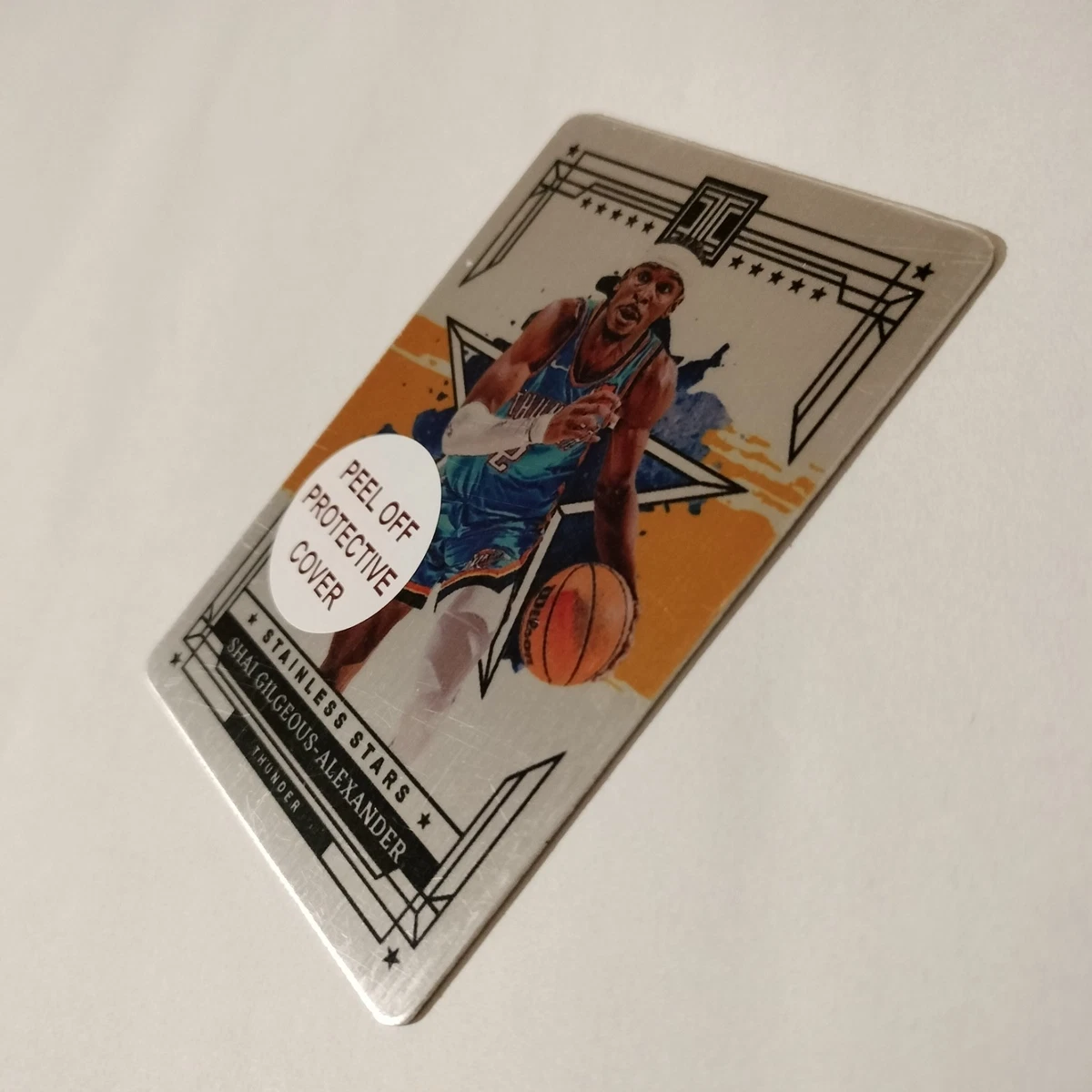 2023-24 Panini Impeccable Shai Gilgeous-Alexander Stainless Stars Gold /10