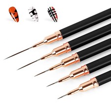 Precision Detail Paint Brush Set for Miniatures Fine Art 5PCs