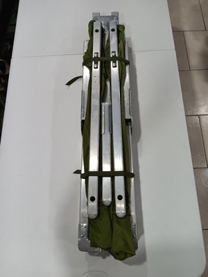 Preowned USGI Military Issue Cot Compact Lightweight Foldable Aluminum ...