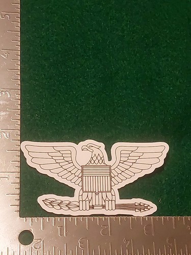 PEGATINA 3,5 X 1,75 pulgadas USMC MARINE CORPS COL CORONEL - Imagen 2 de 2