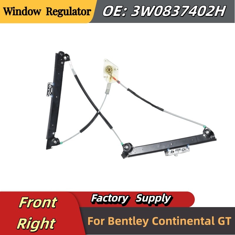 Power Window Regulator for Bentley Continental GT 03-18 Front Right 3W0837402H