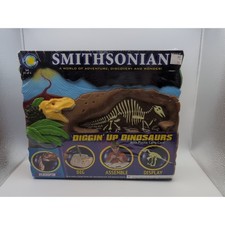 Science Smithsonian Diggin' Up Dinosaurs Velociraptor Plastic Carry Case New