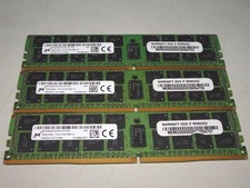 Lot of 3 Micron MTA36ASF2G72PZ-2G1A2II 16GB 2Rx4 PC4-2133P DDR4 ECC Server RAM