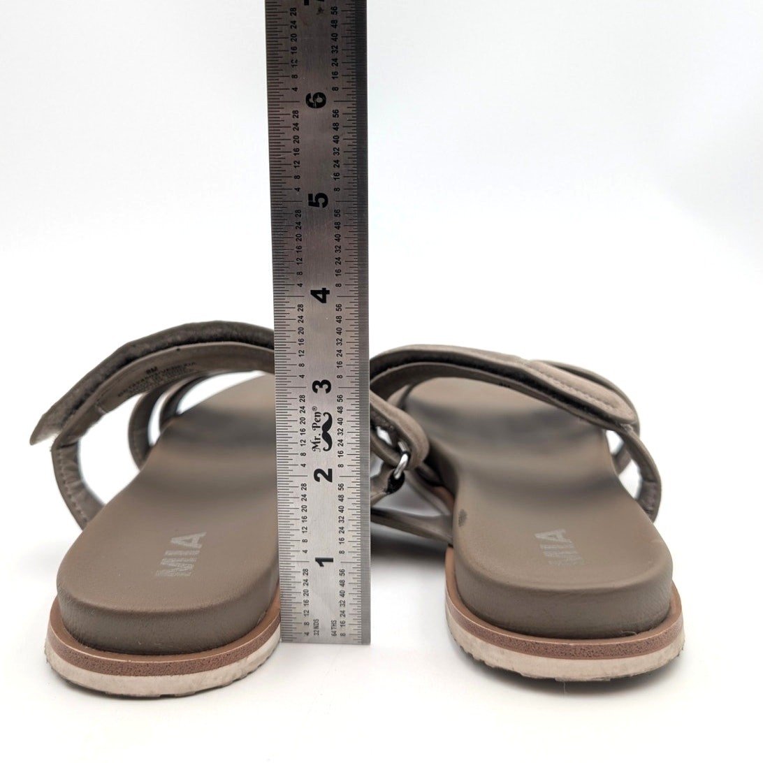 APL MIA Venezia sandali slide con cinturino dettagli ritagliati donna tortora taglia US8M EU39