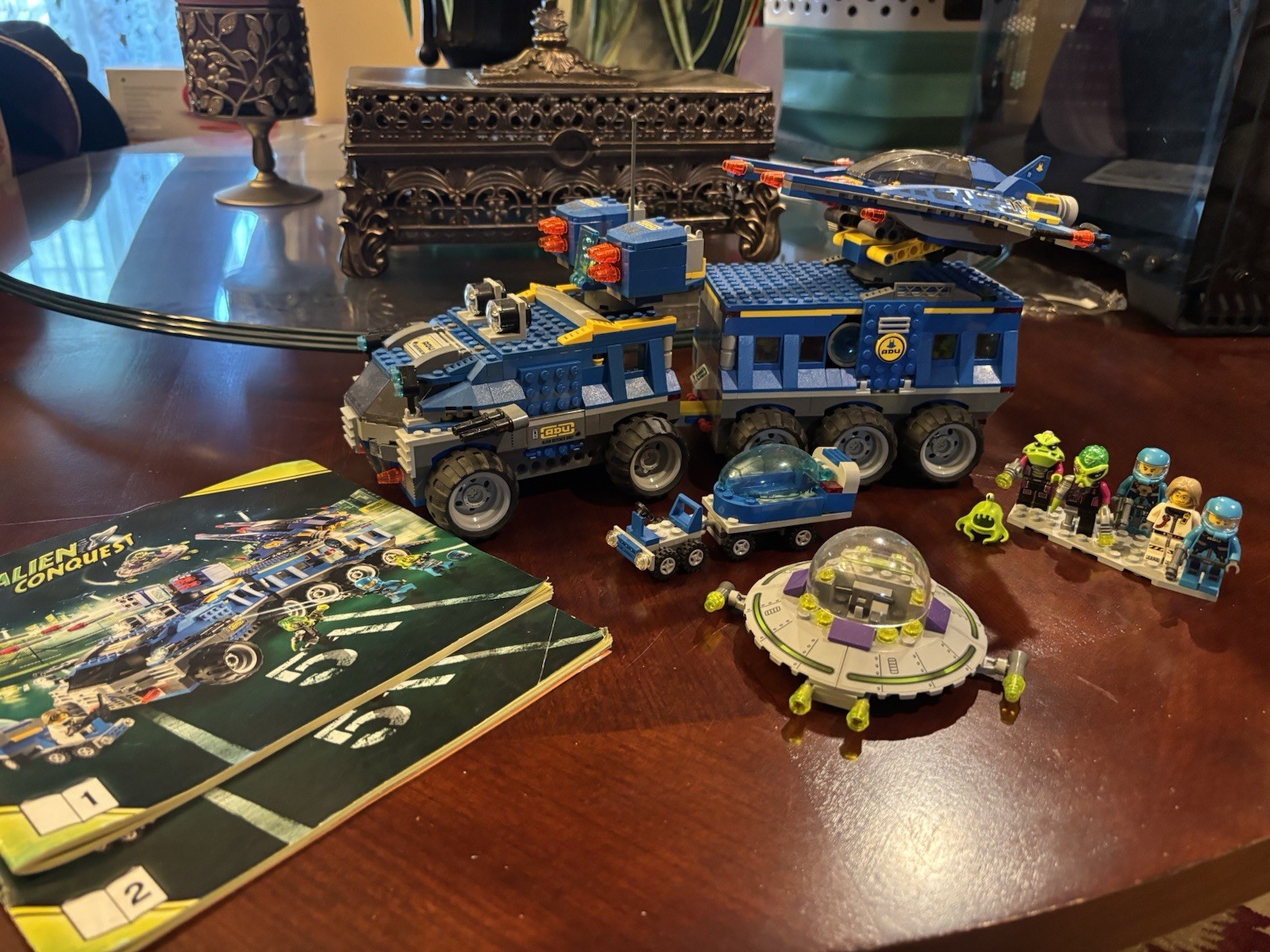 LEGO Alien Conquest Earth Defense HQ 7066 100% Complete W/ Instructions